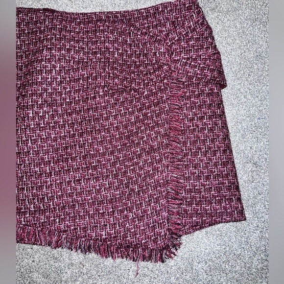 Pink Tweed Mini Skirt - Picture 5 of 5